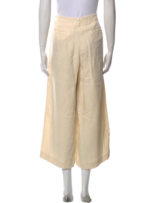 L'Agence Linen Wide Leg Pants