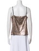 L'Agence Printed V-Neck Top