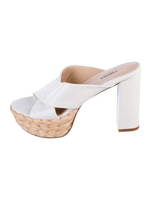 L'Agence Leather Espadrilles