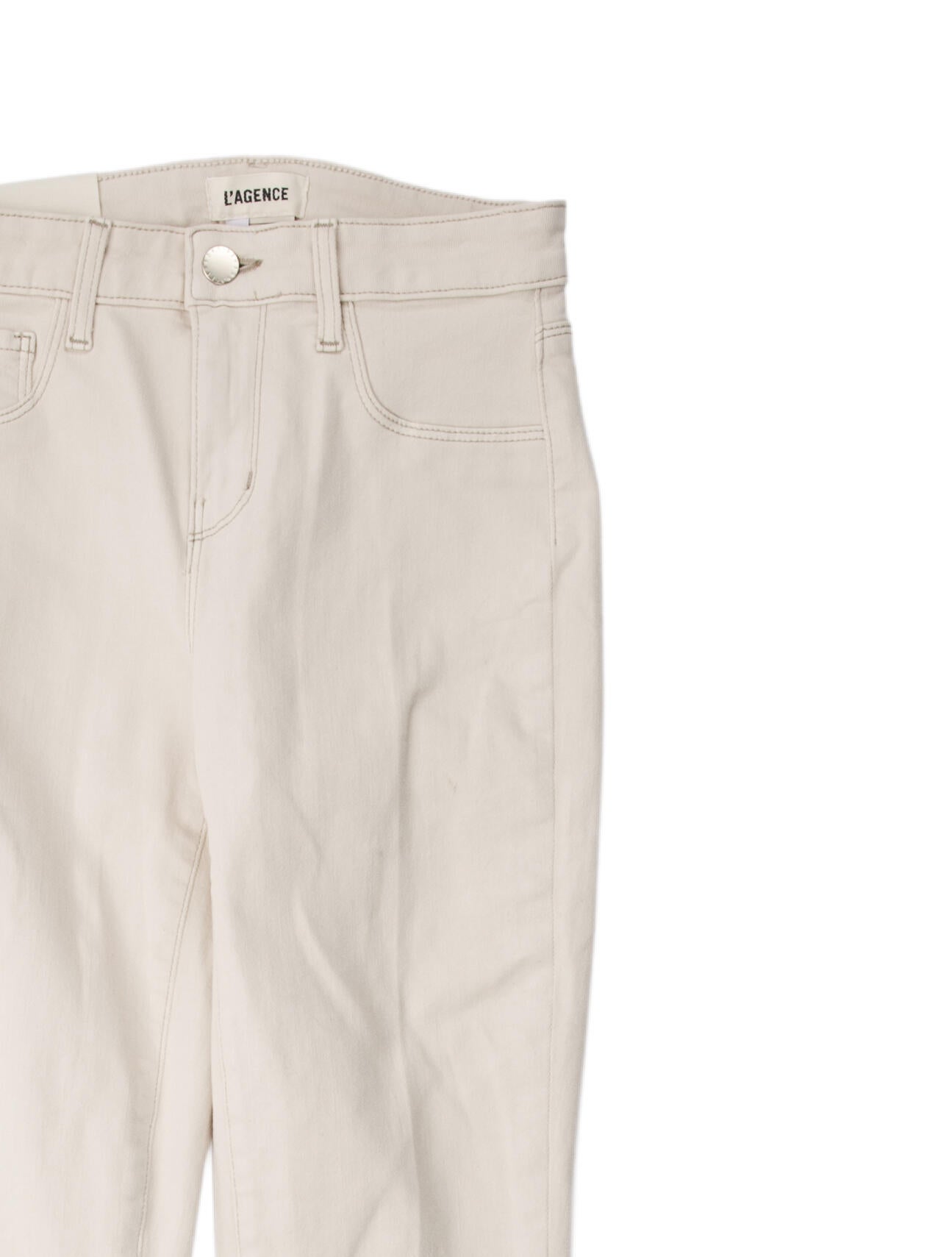 L'Agence Mid-Rise Straight Leg Jeans