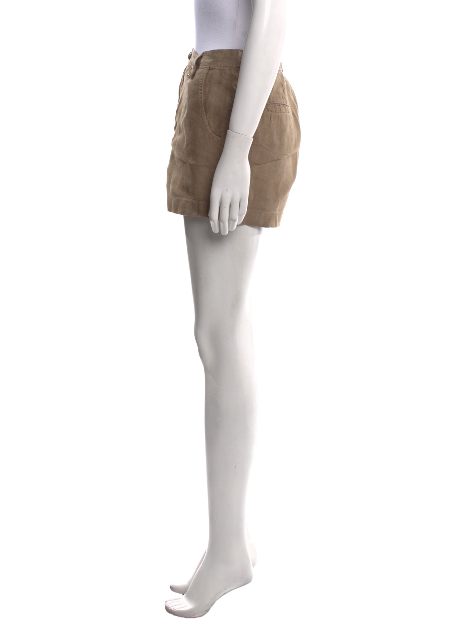 L'Agence Linen Mini Shorts