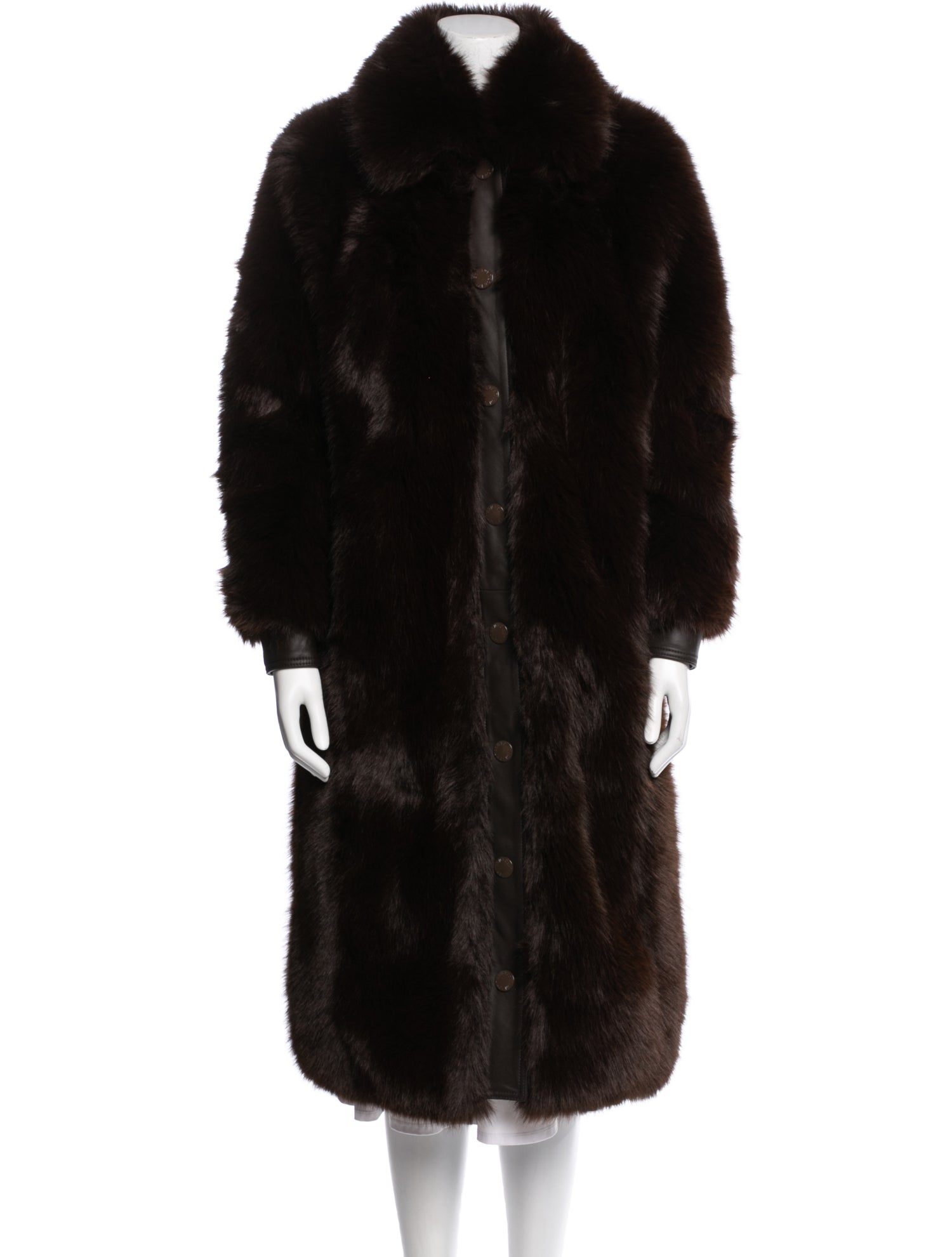 L'Agence Faux Fur Faux Fur Coat w/ Tags