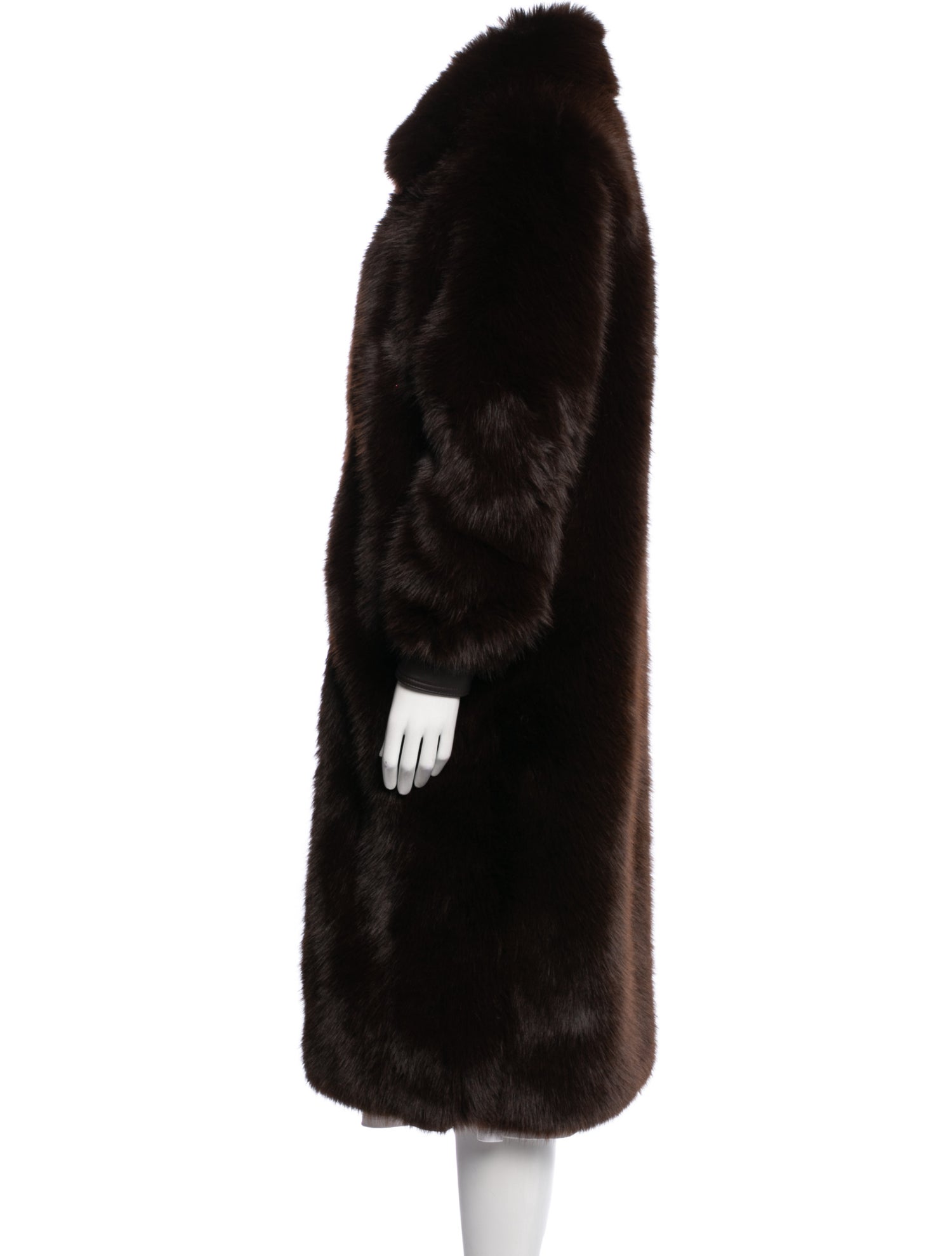 L'Agence Faux Fur Faux Fur Coat w/ Tags