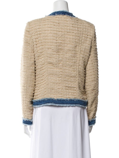 L'Agence Tweed Pattern Evening Jacket