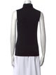 L'Agence Turtleneck Sleeveless Top