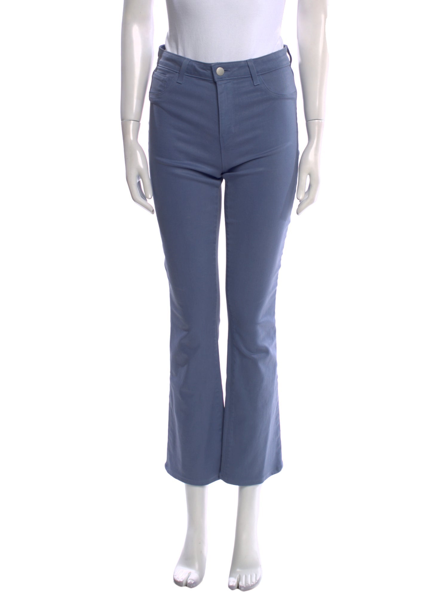 L'Agence Mid-Rise Straight Leg Jeans