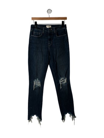 L'Agence Mid-Rise Straight Leg Jeans