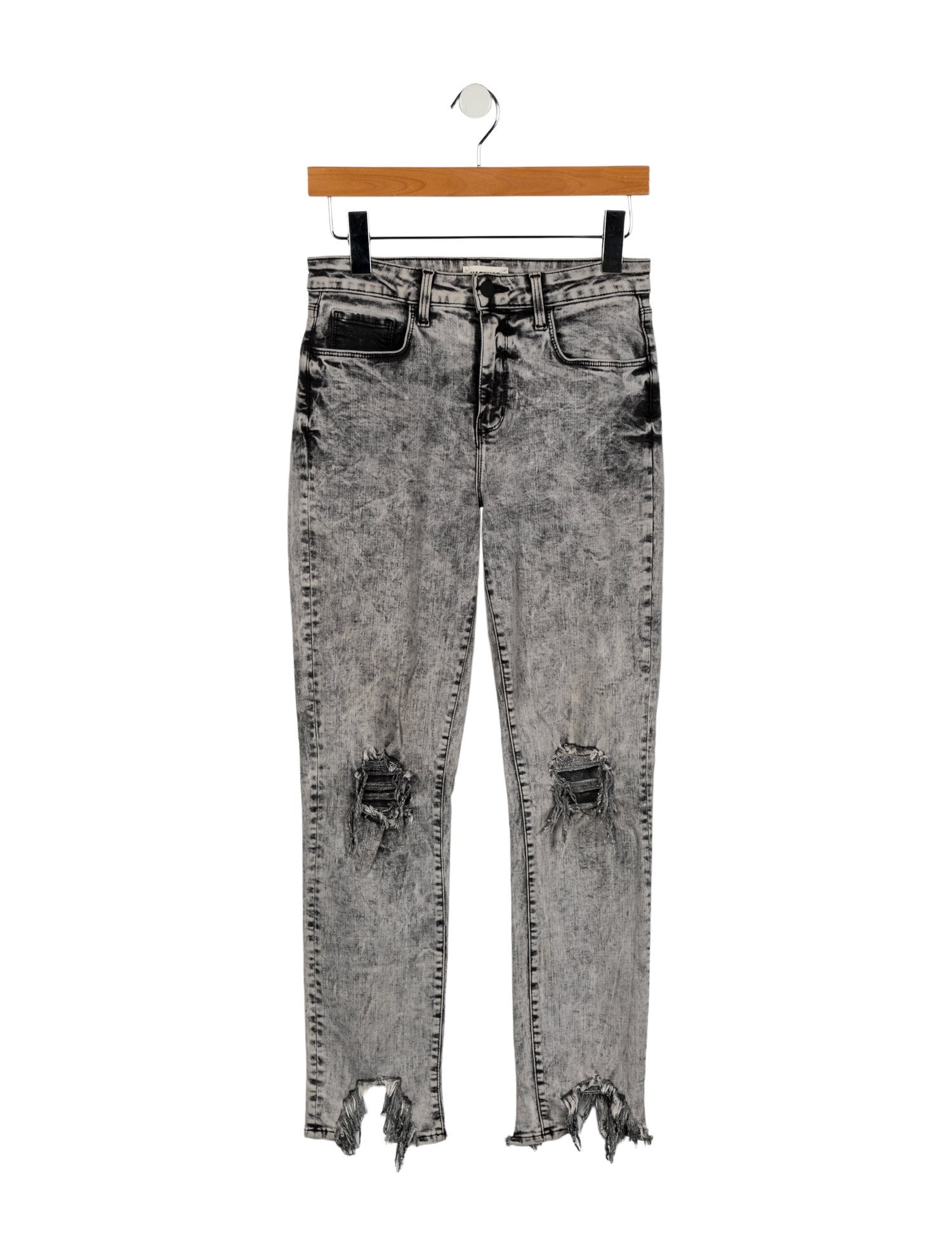 L'Agence Mid-Rise Straight Leg Jeans