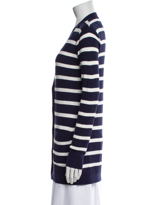 L'Agence Striped V-Neck Tunic