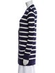 L'Agence Striped V-Neck Tunic