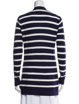 L'Agence Striped V-Neck Tunic