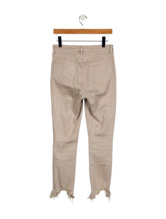 L'Agence High-Rise Straight Leg Jeans