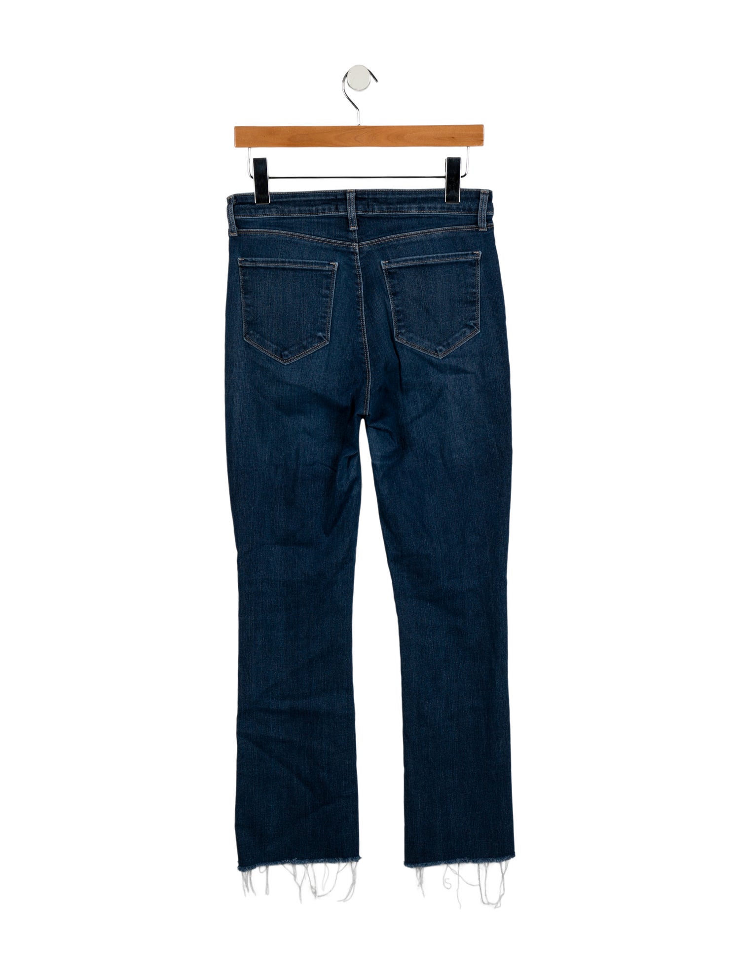 L'Agence Mid-Rise Straight Leg Jeans