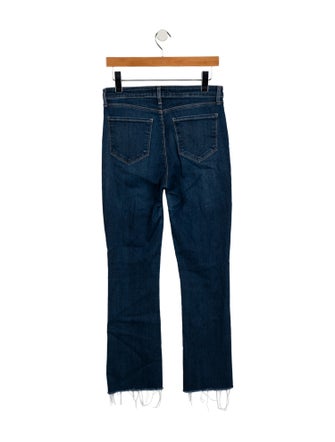 L'Agence Mid-Rise Straight Leg Jeans