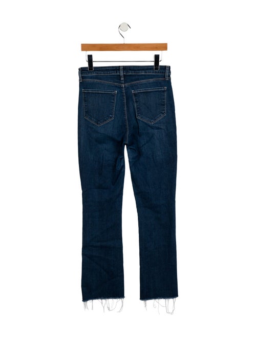 L'Agence Mid-Rise Straight Leg Jeans