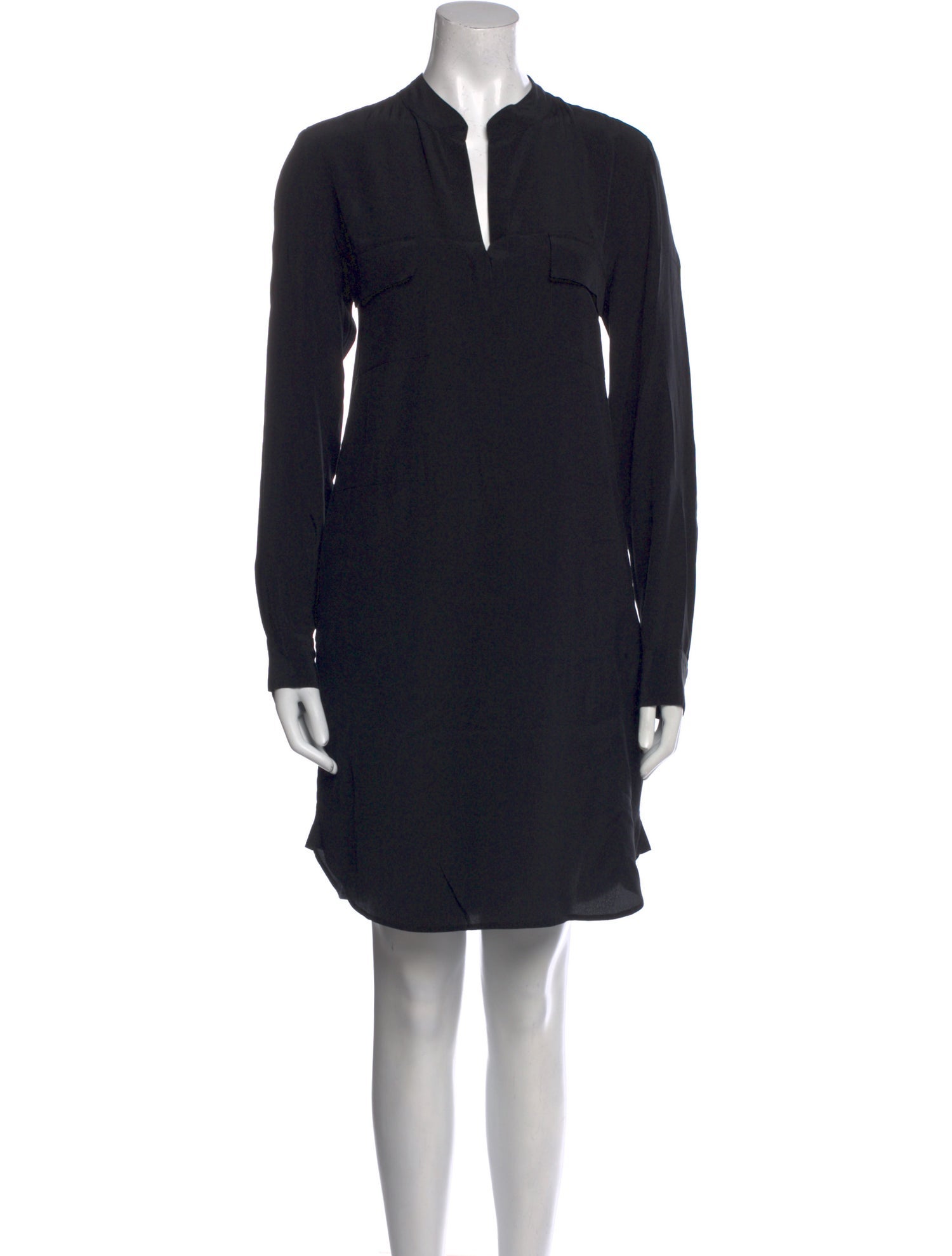 L'Agence Silk Knee-Length Dress