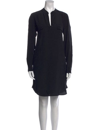 L'Agence Silk Knee-Length Dress