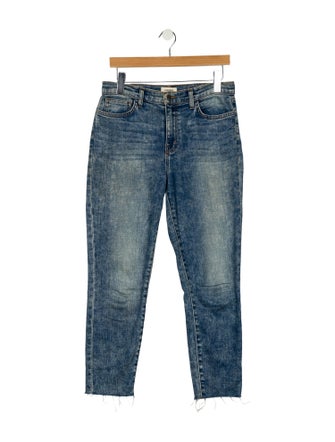L'Agence Mid-Rise Straight Leg Jeans