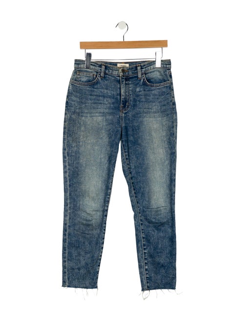 L'Agence Mid-Rise Straight Leg Jeans