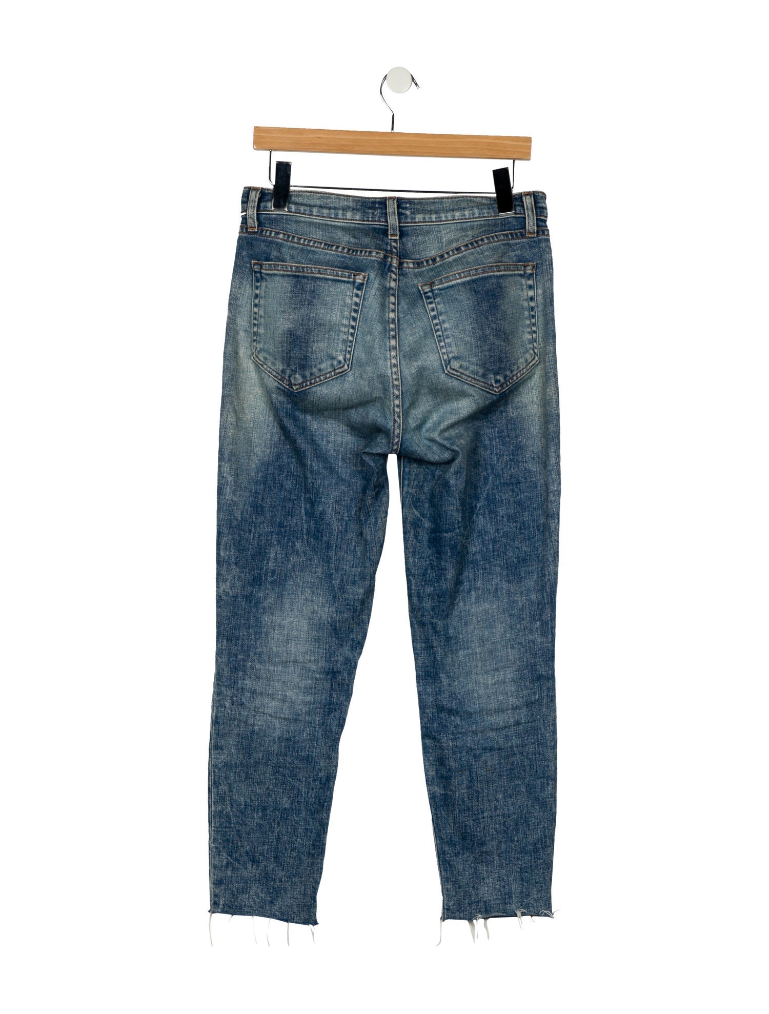 L'Agence Mid-Rise Straight Leg Jeans