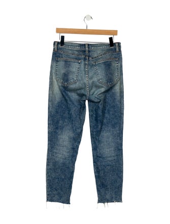 L'Agence Mid-Rise Straight Leg Jeans