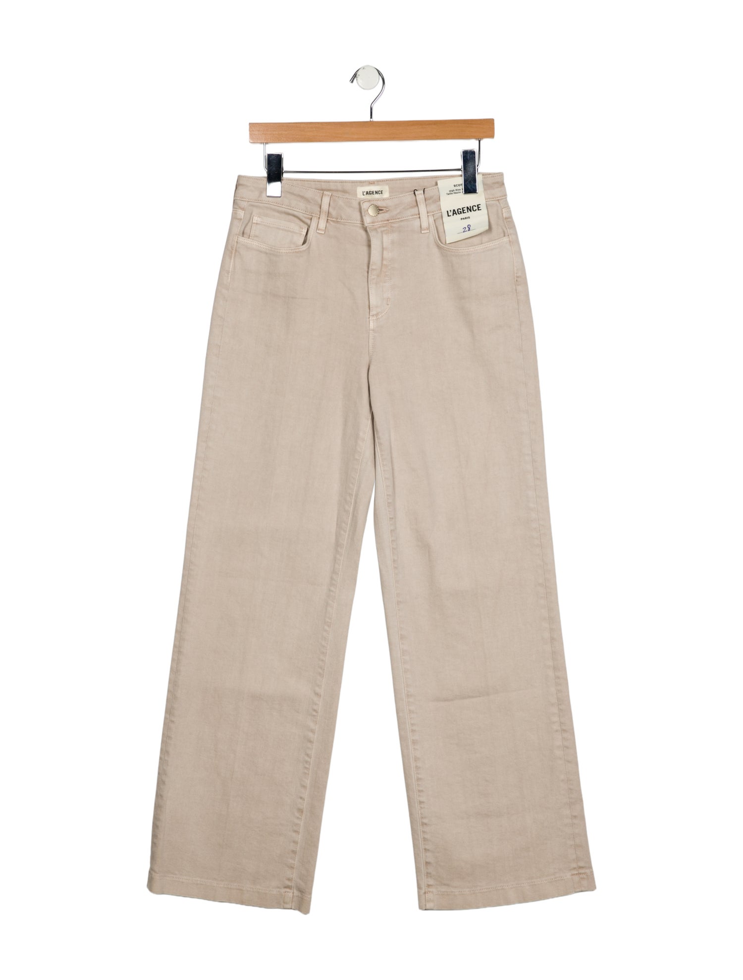 L'Agence High-Rise Wide Leg Jeans