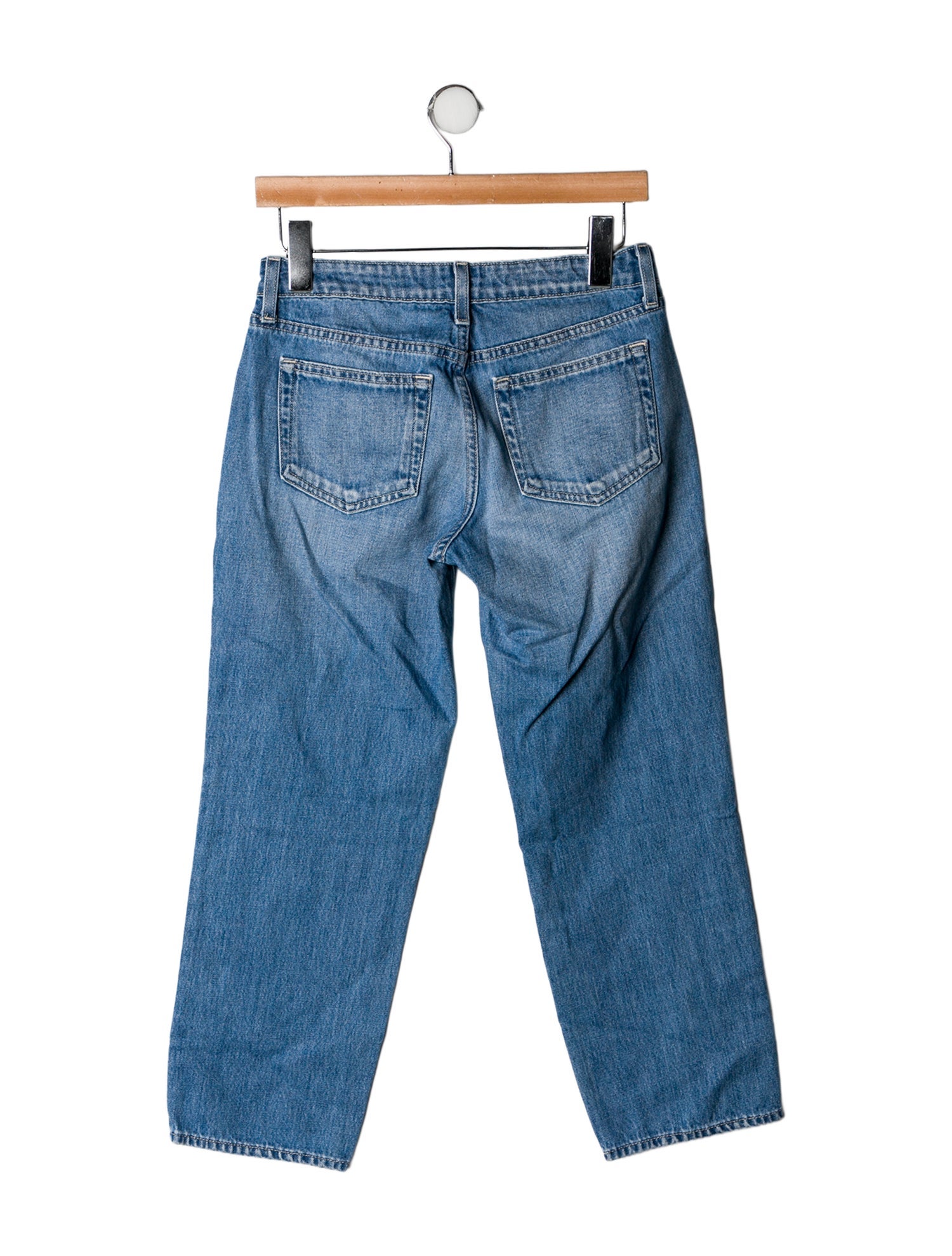 L'Agence Mid-Rise Straight Leg Jeans