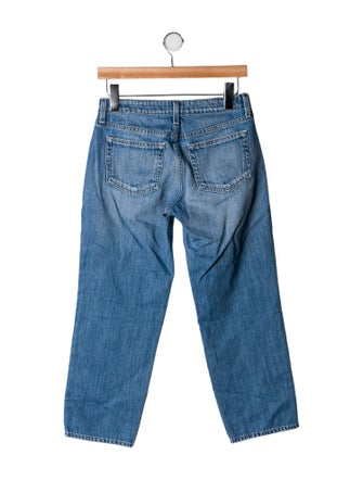 L'Agence Mid-Rise Straight Leg Jeans