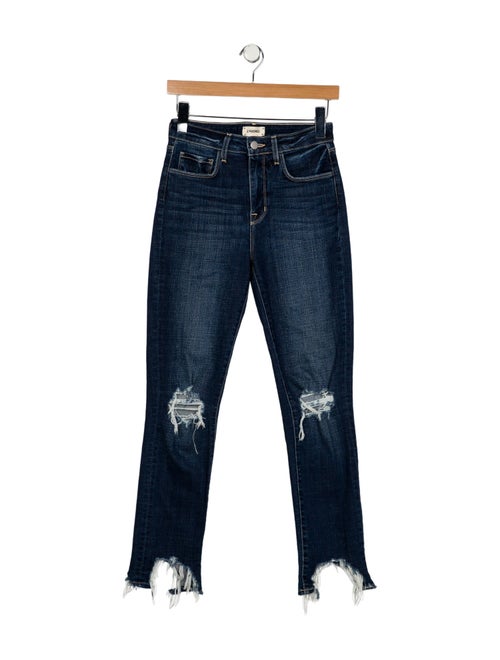 L'Agence Mid-Rise Straight Leg Jeans