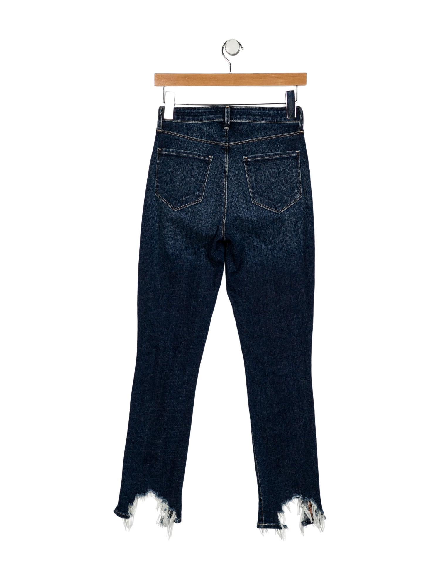 L'Agence Mid-Rise Straight Leg Jeans