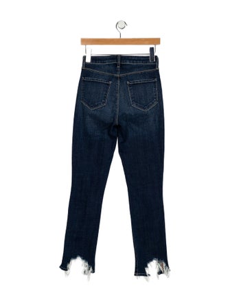 L'Agence Mid-Rise Straight Leg Jeans