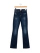 L'Agence Mid-Rise Straight Leg Jeans