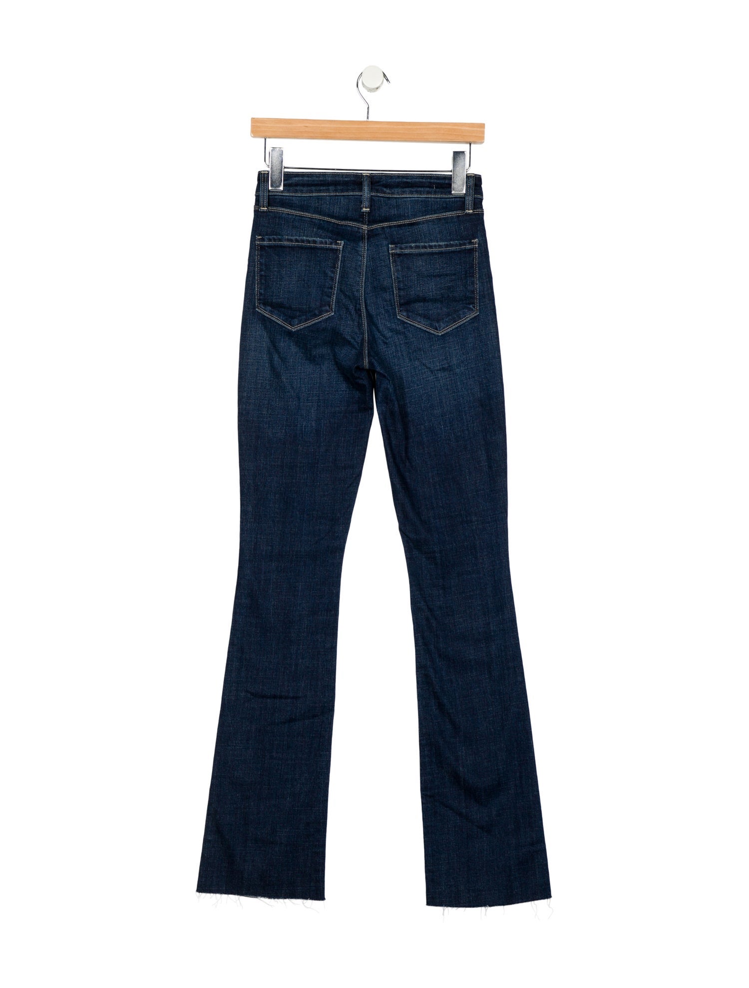 L'Agence Mid-Rise Straight Leg Jeans