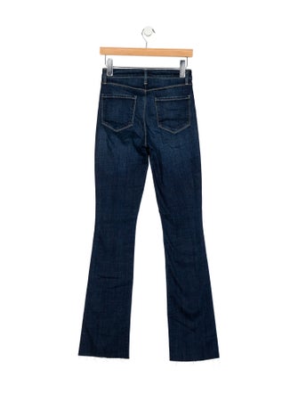 L'Agence Mid-Rise Straight Leg Jeans