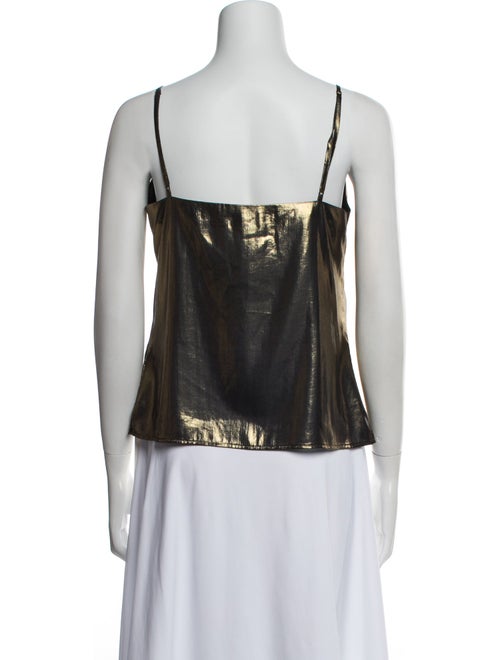 L'Agence V-Neck Sleeveless Top