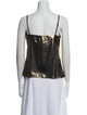 L'Agence V-Neck Sleeveless Top
