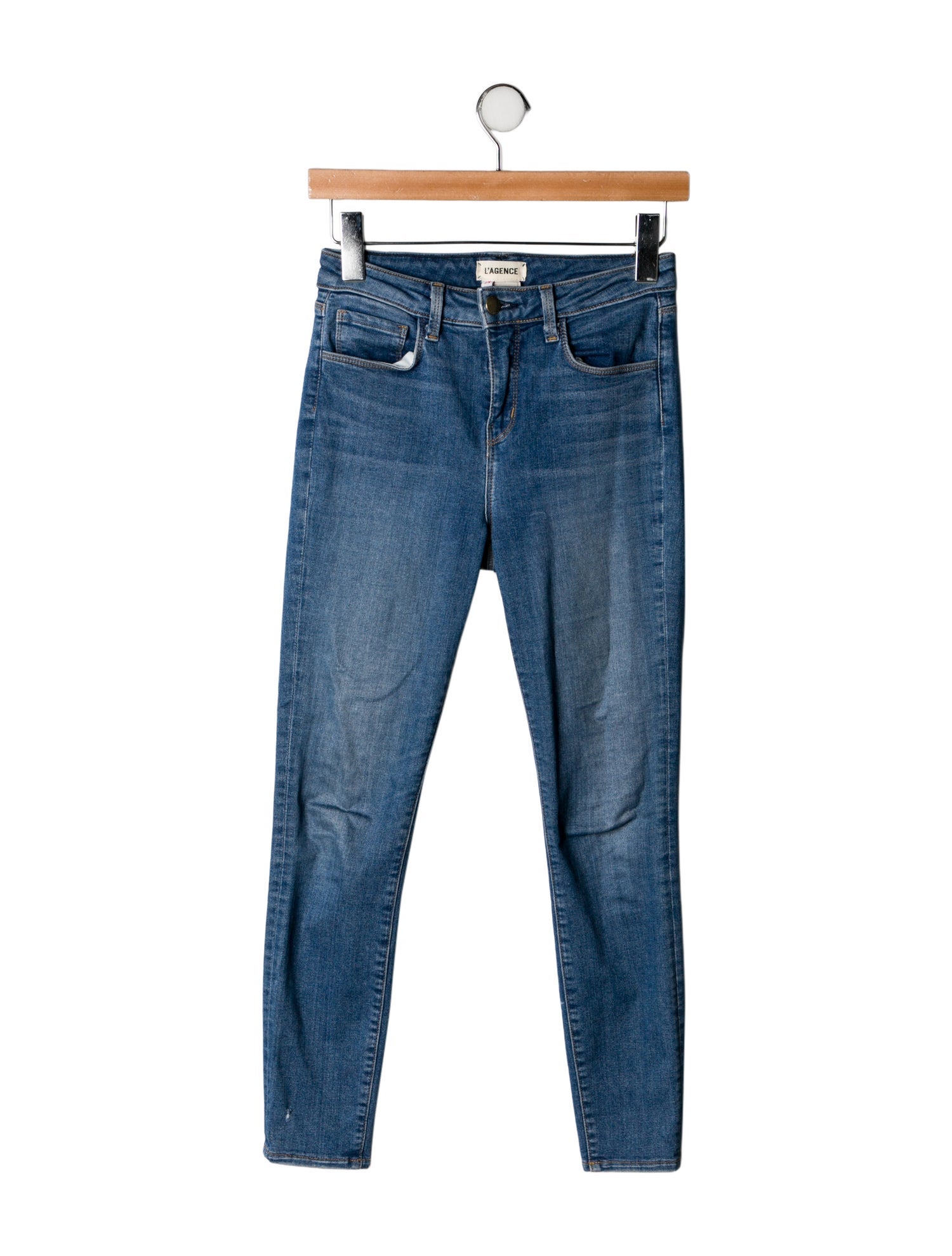 L'Agence Mid-Rise Skinny Leg Jeans