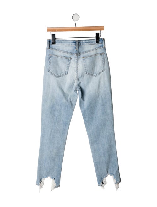 L'Agence Mid-Rise Straight Leg Jeans