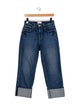 L'Agence Mid-Rise Straight Leg Jeans