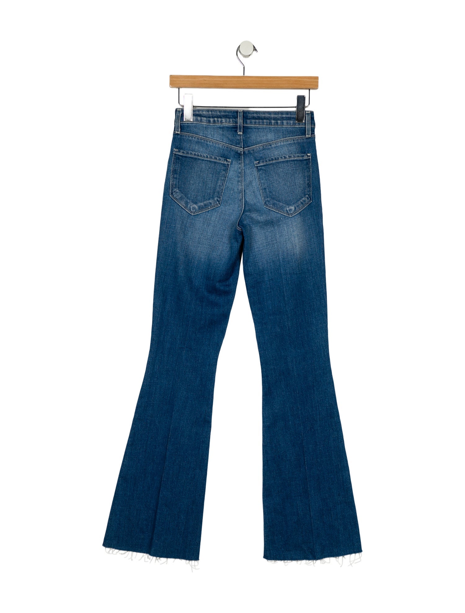 L'Agence Mid-Rise Wide Leg Jeans