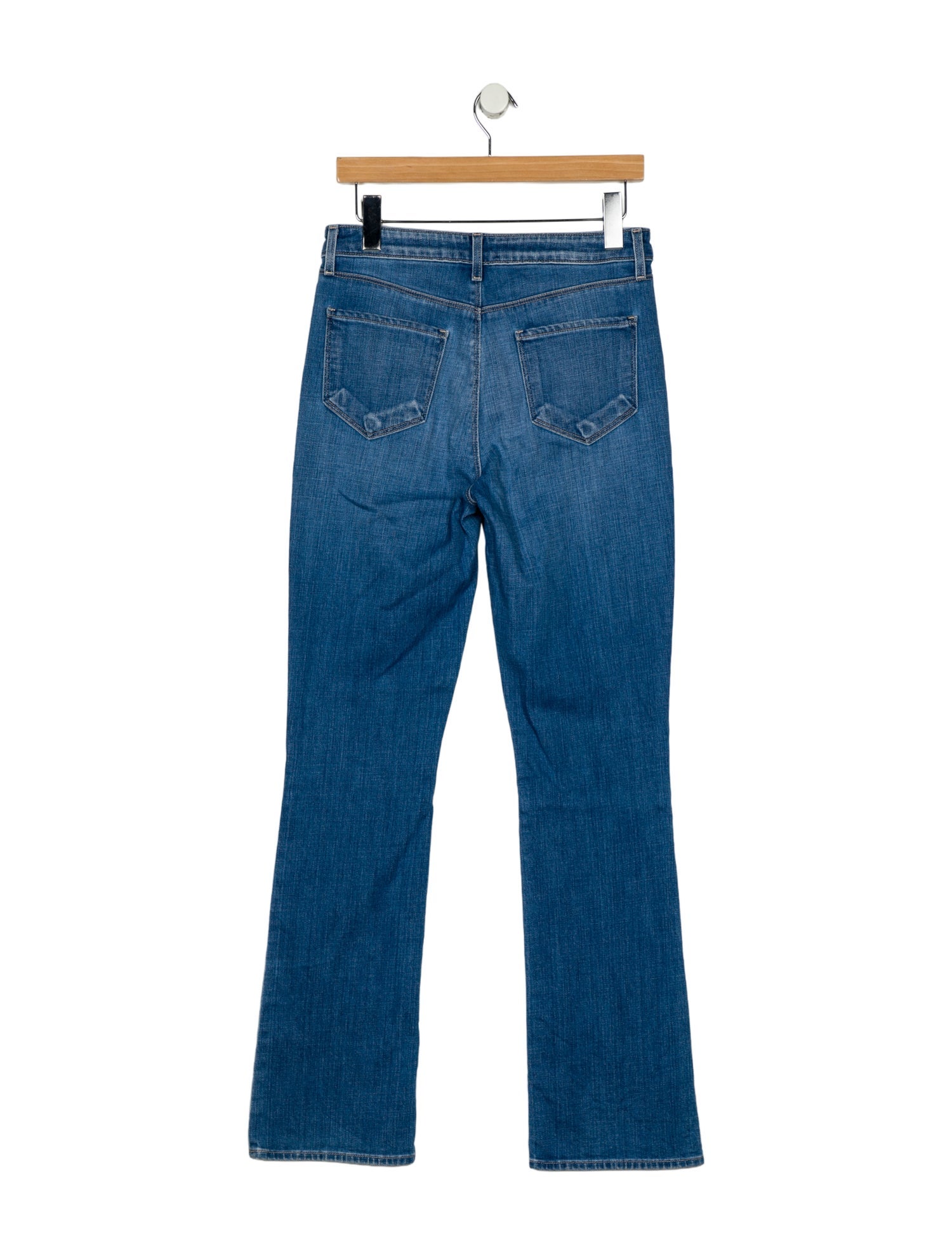L'Agence Mid-Rise Straight Leg Jeans
