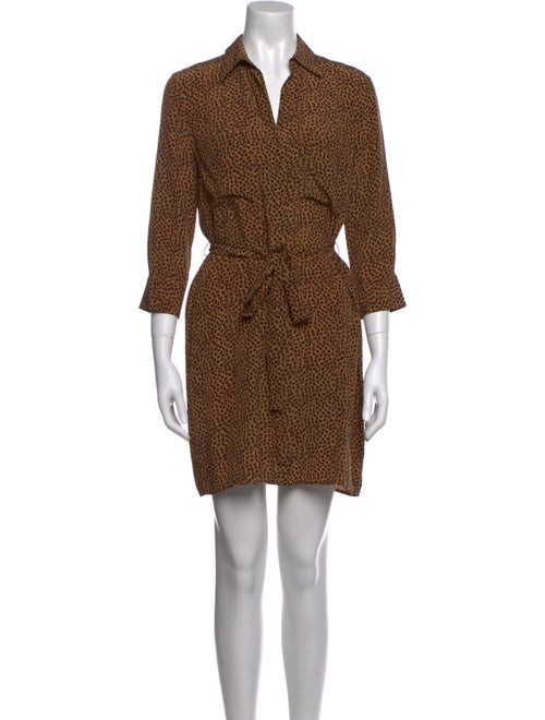 L'Agence Silk Mini Dress