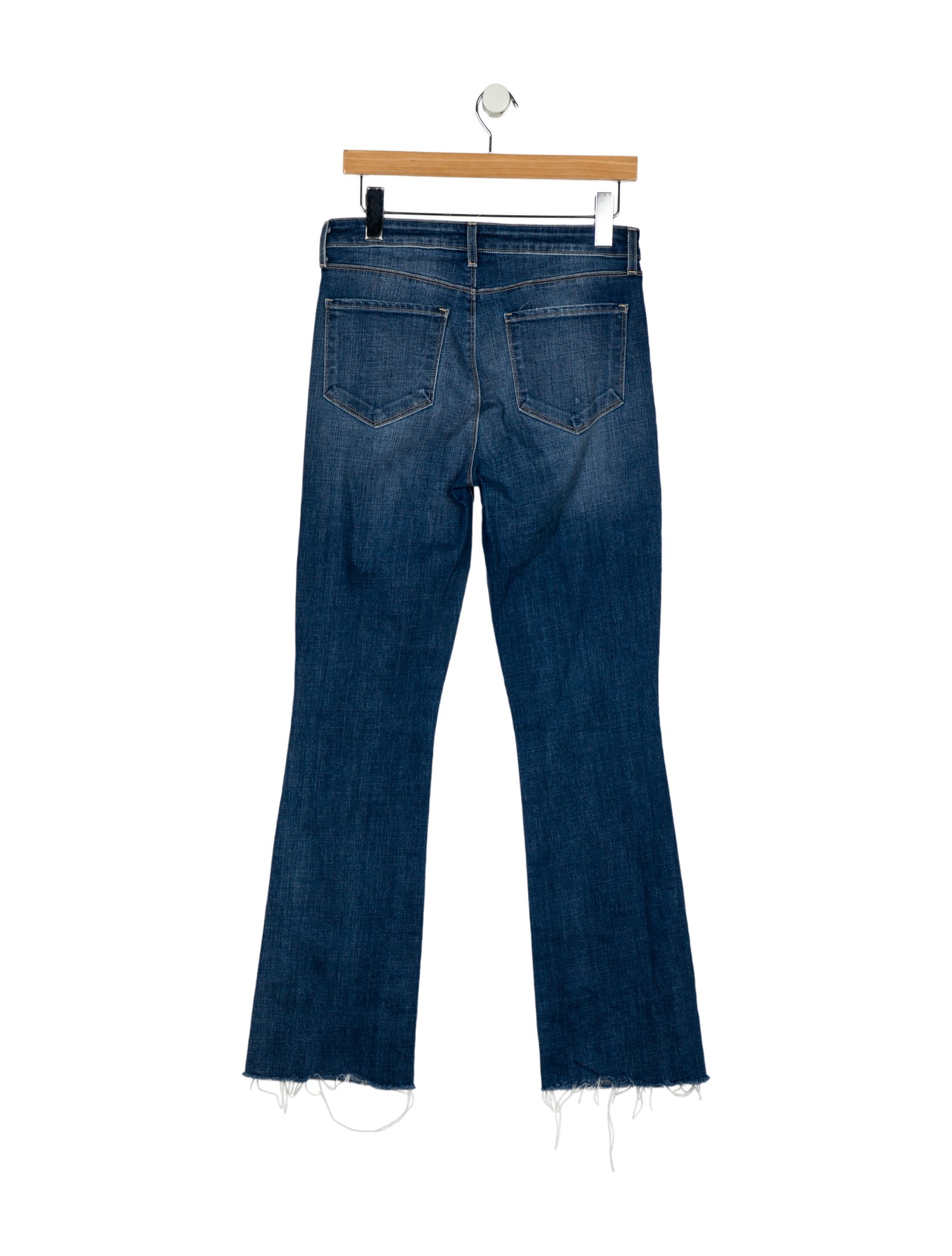 L'Agence Mid-Rise Straight Leg Jeans