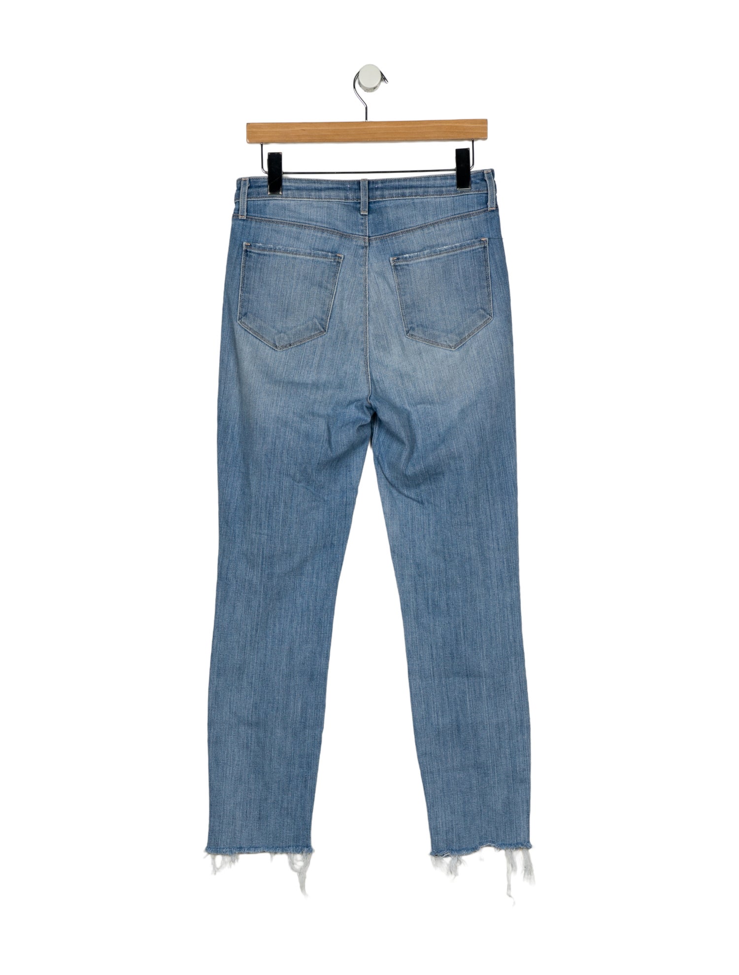L'Agence High-Rise Straight Leg Jeans