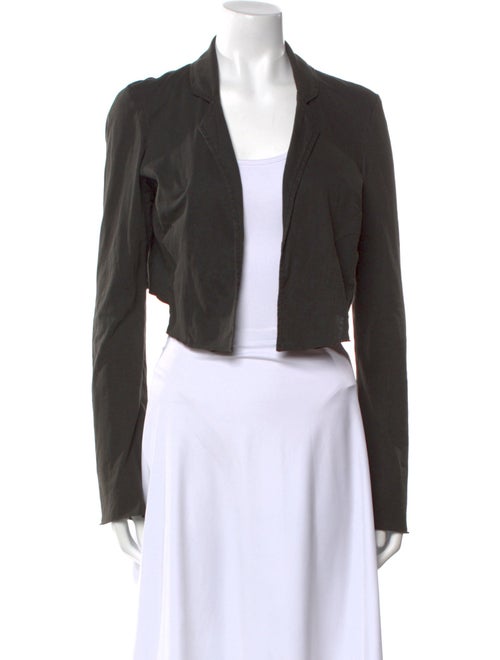 L'Agence Silk V-Neck Crop Top