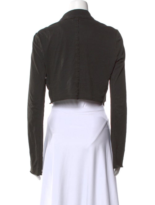 L'Agence Silk V-Neck Crop Top