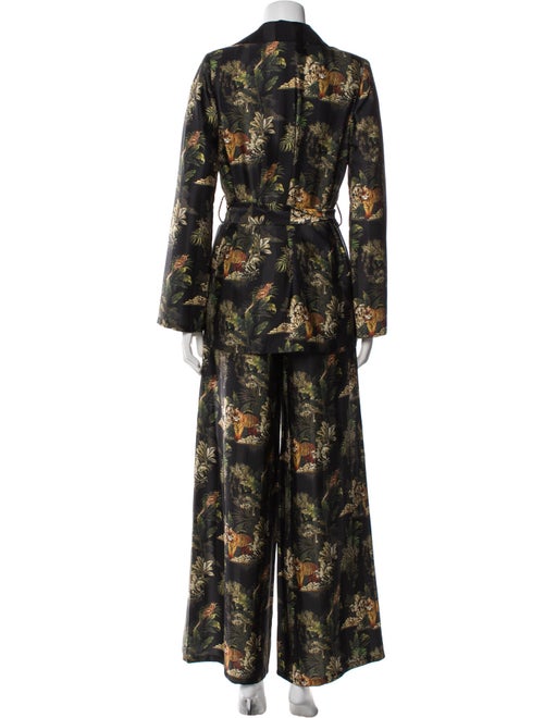 L'Agence Printed Pantsuit