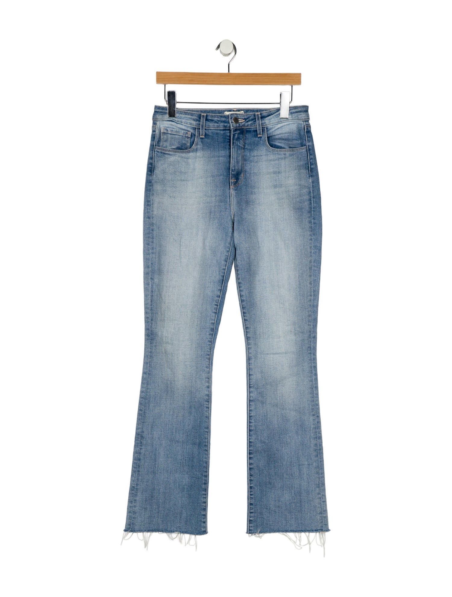 L'Agence Mid-Rise Straight Leg Jeans