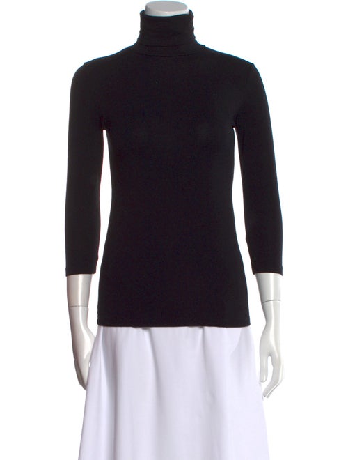 L'Agence Turtleneck Three-Quarter Sleeve Top