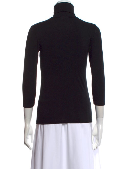 L'Agence Turtleneck Three-Quarter Sleeve Top